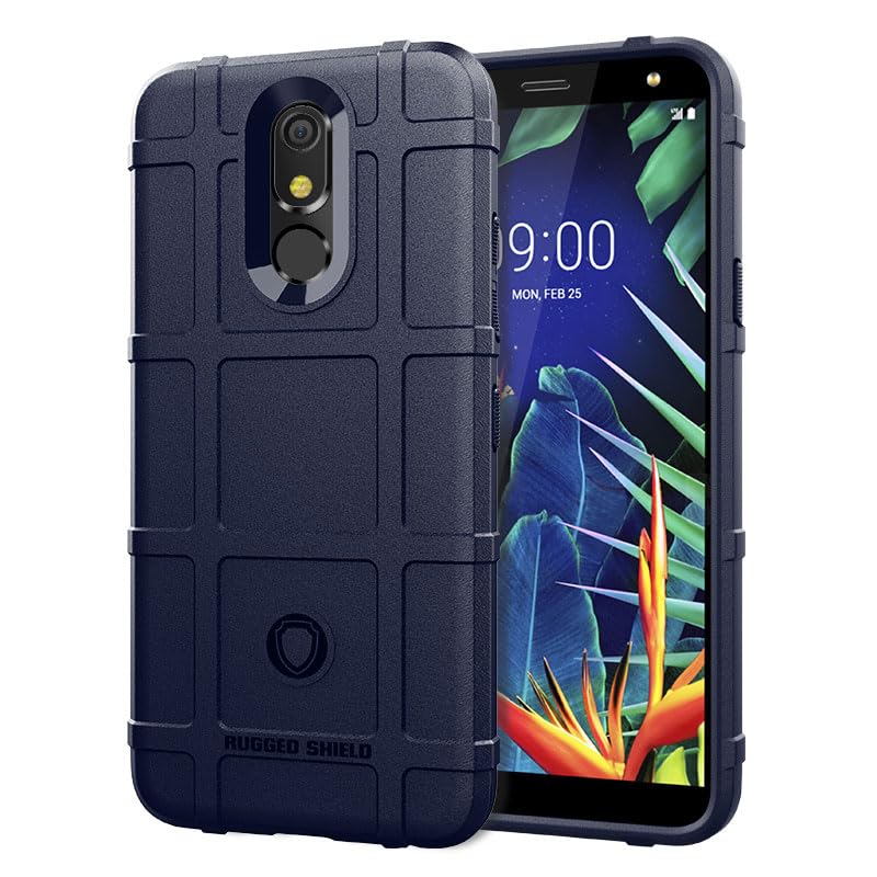 Compatible with LG K40 4G / K12 Plus 4G / X4 (2019) 4G Case,Shockproof Protective Cover,Compatible with LG Solo LTE 4G TPU Soft Shell Phone Case Cover Blue