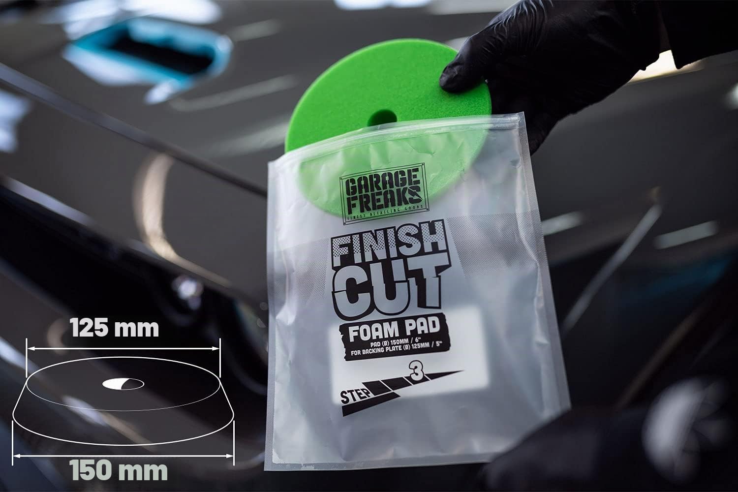 detailmate Juego de abrillantador de coche Menzerna de 250 ml + almohadillas para freaks Garage + ValetPRO Clay Rider 500 ml + pasta de limpieza + accesorios