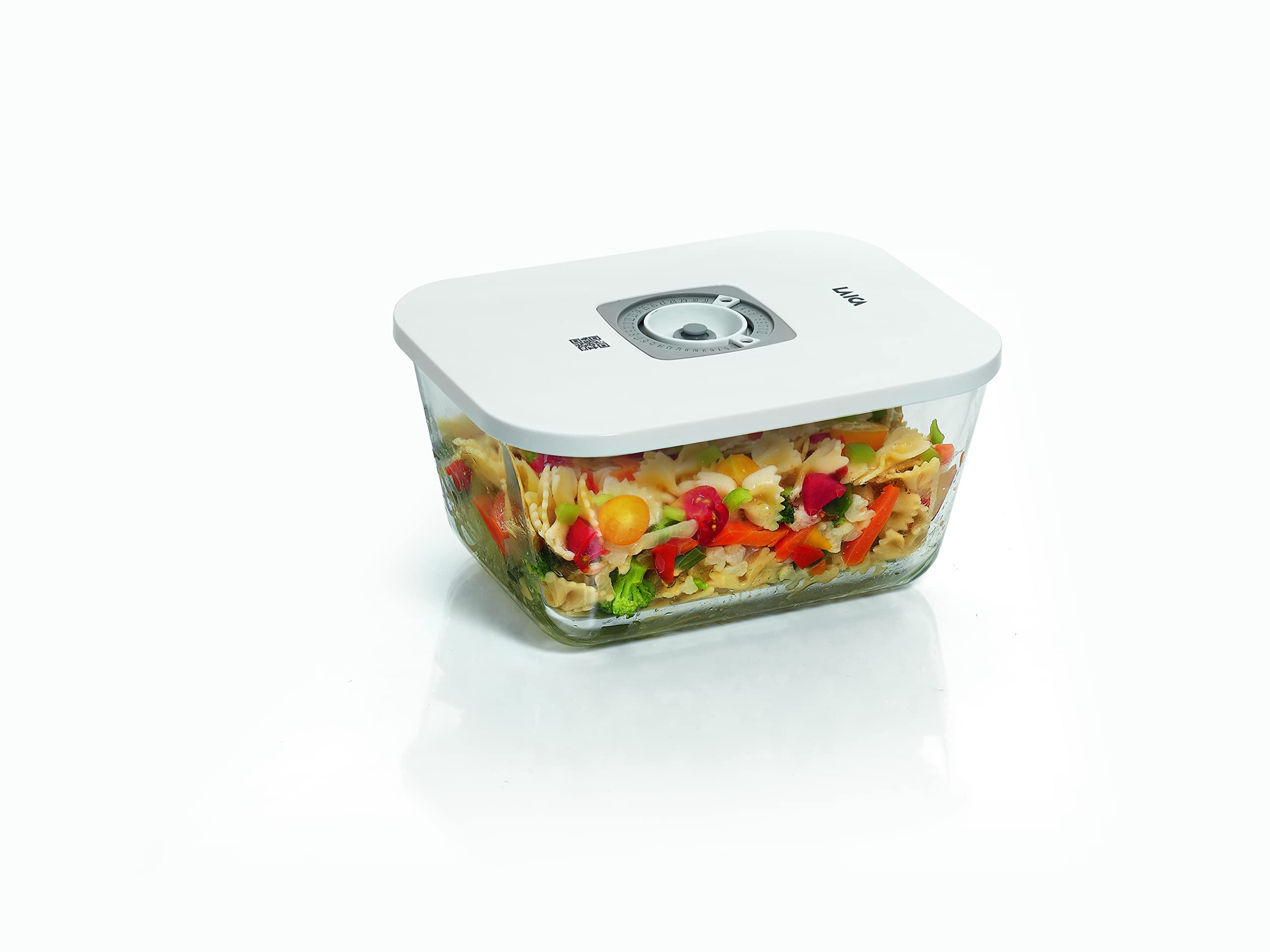 Laica Contenitore Smart in Vetro per Sottovuoto – Capacità 2,7 L, Conservazione Freschezza Fino a 4 Volte Più Lunga, Compatibile con qualche Macchine Sottovuoto, Basi Lavabile in Lavastoviglie