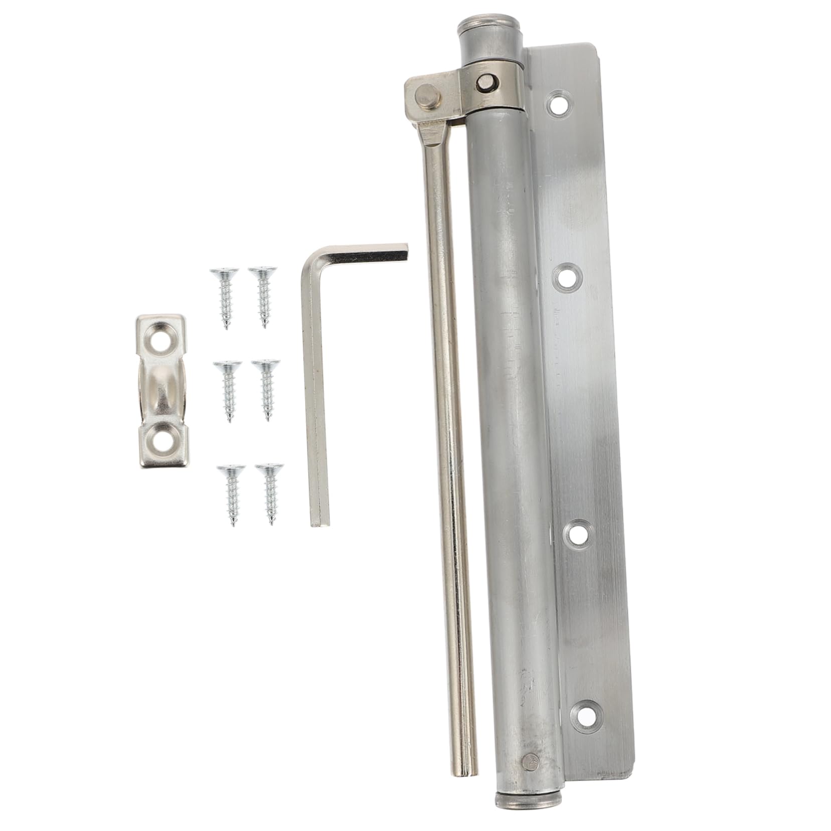Cierrapuertas automático ajustable con amortiguador para puertas de seguridad en el hogar