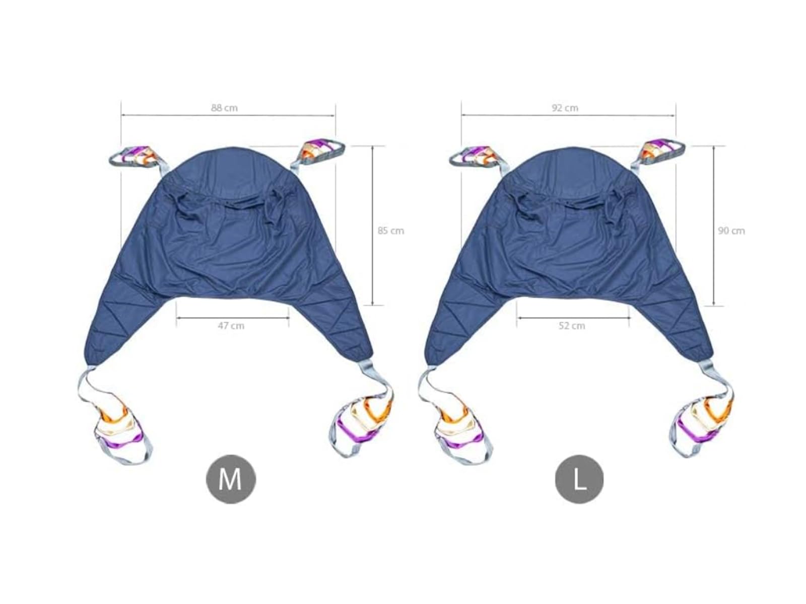 Arnés para grúa domiciliaria, talla M