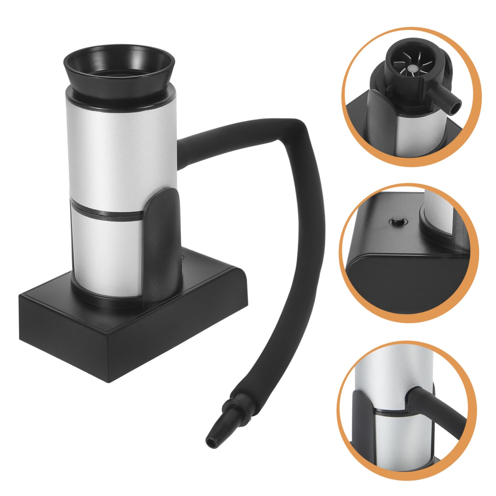 BESPORTBLE 1set Infusore Di Portatile Per Bbq Affumicatore Da Cucina Con Segatura Per Steak e Alimenti Design Compatto e Leggero Facile Da Usare e Conservare Per Eventi e All Aperto