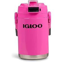 Igloo Rival Fusion 54 Oz Stainless Steel Sport Bottle | Insulated Water Jug | Pink Fizz