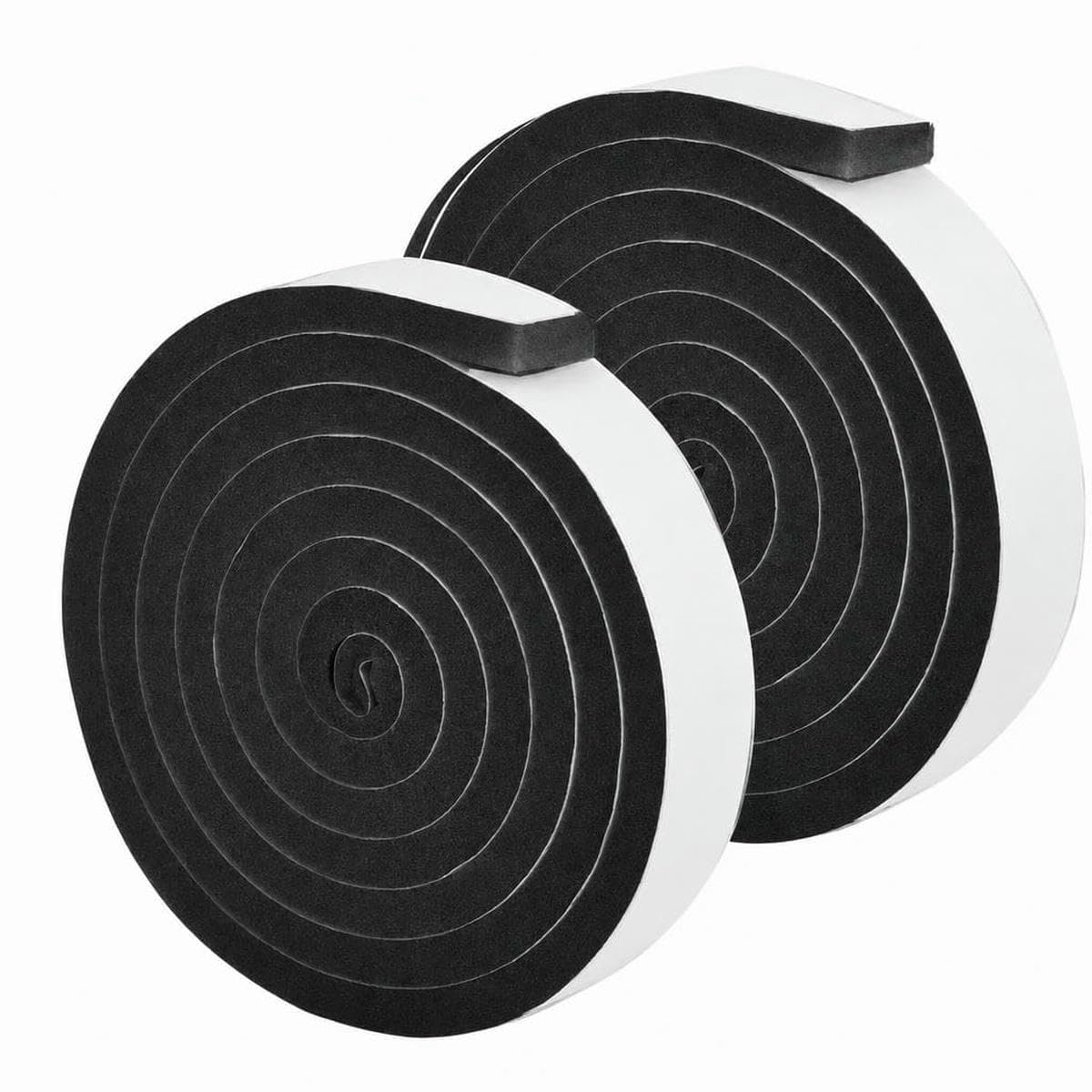 4.0m Foam Self-Adhesive Door Window Sealing Strip Wearable Sliding Dustproof Sponge Strip Soundproof Home Insulation Sealing Tape-Black-1.5cm-4.0m