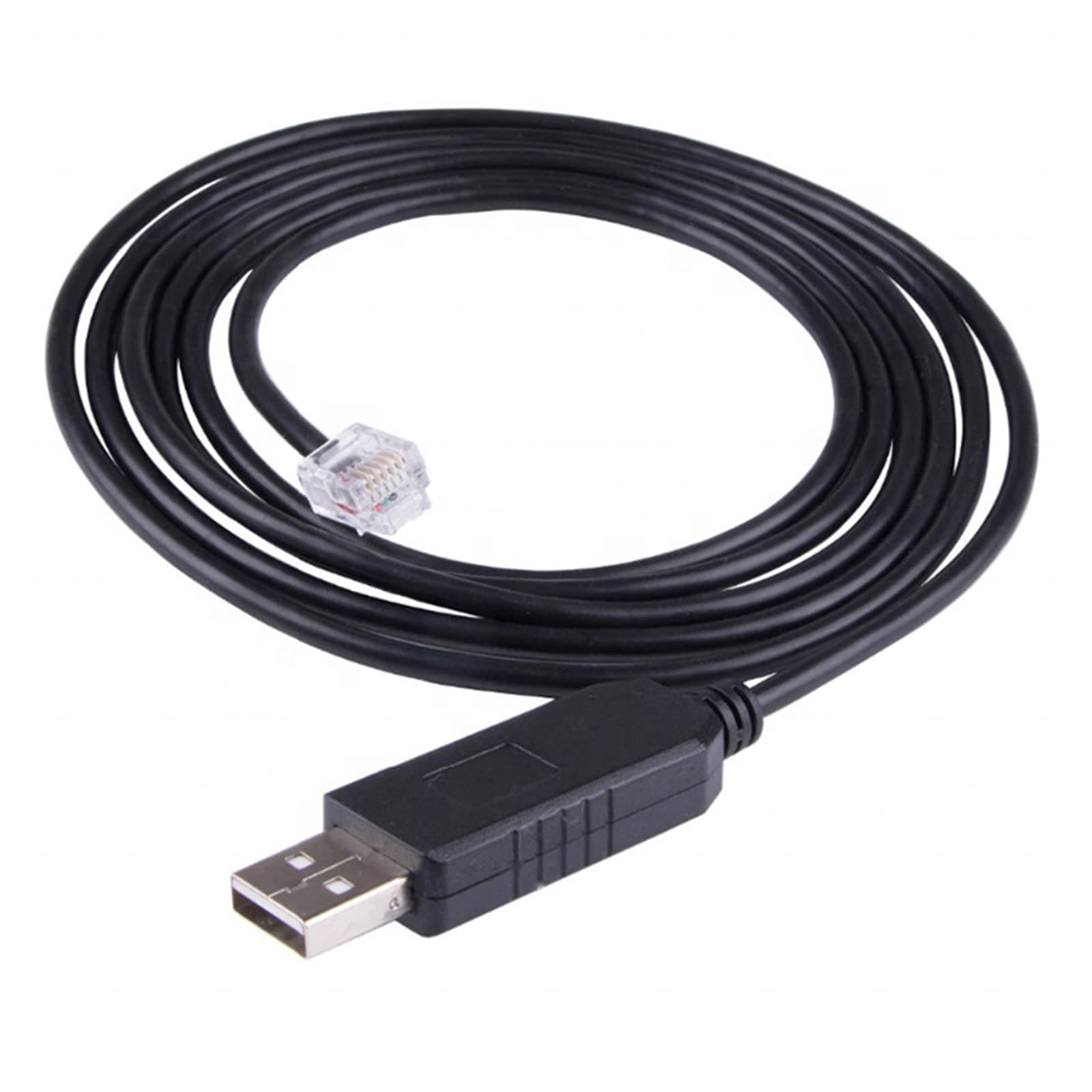 SZYDD USB to RJ12 RS232 Virtual Cable for Seamlessly and Fast Data Transfer and Device Compatibility 180CM Virtual Serial Line