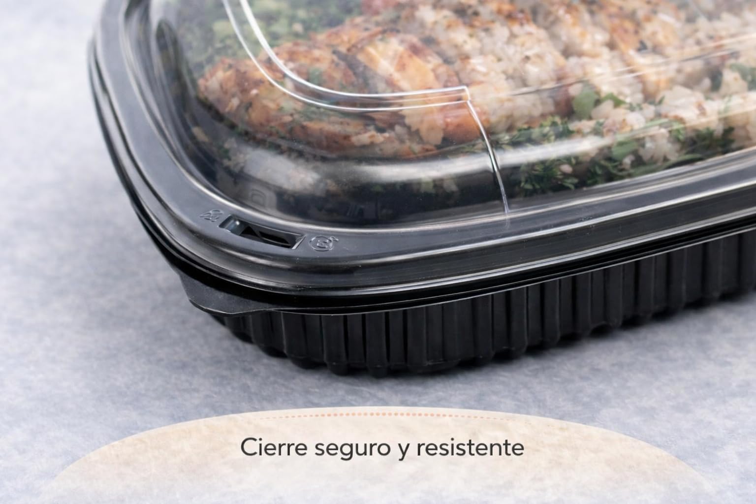 Envase Desechable para Comida con Tapa, Apto para Microondas, Take Away, Hostelería, Resistente -20 a 120 Grados, restauración, comida para llevar (40, 400.0, Mililitros)