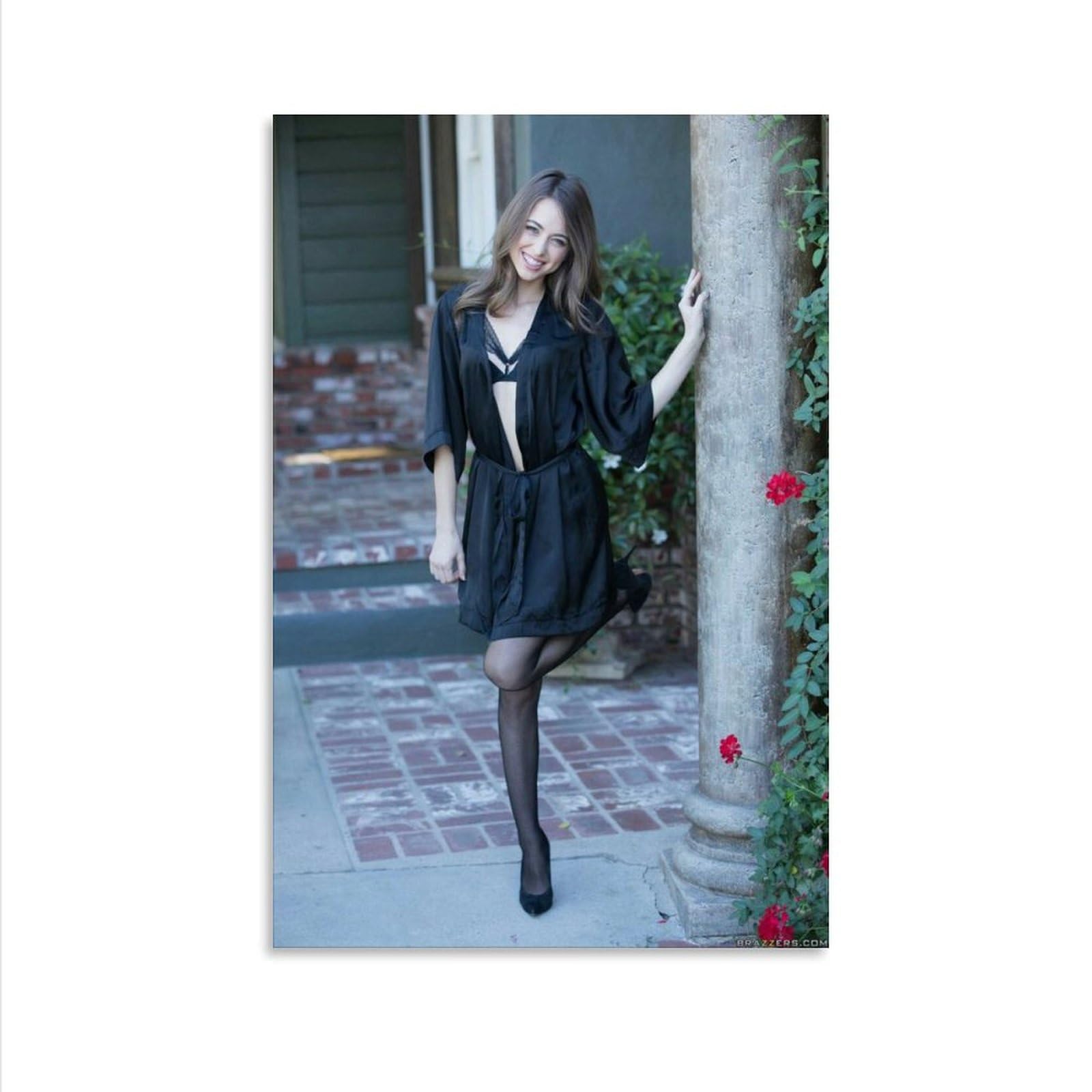 riley reid blue dress HD purse wallpapers