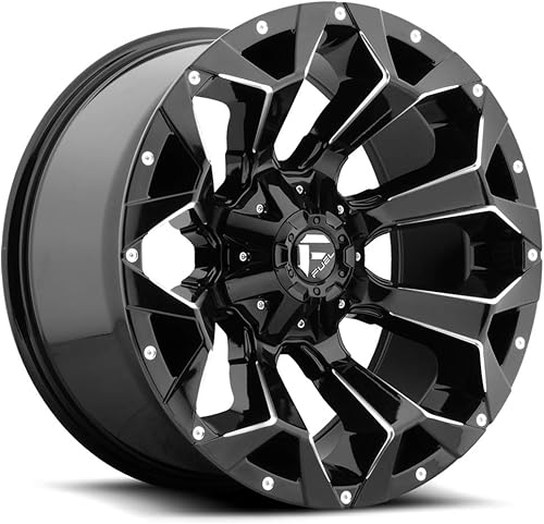 Miniatura 9 de Fuel D787 D78717852652 - Rin de 17 x 8.5 pulgadas, patrón de pernos de 5 x 4.55 pulgadas, M-Blk Rd-Mill (mate, negro y fresado), desplazamiento de