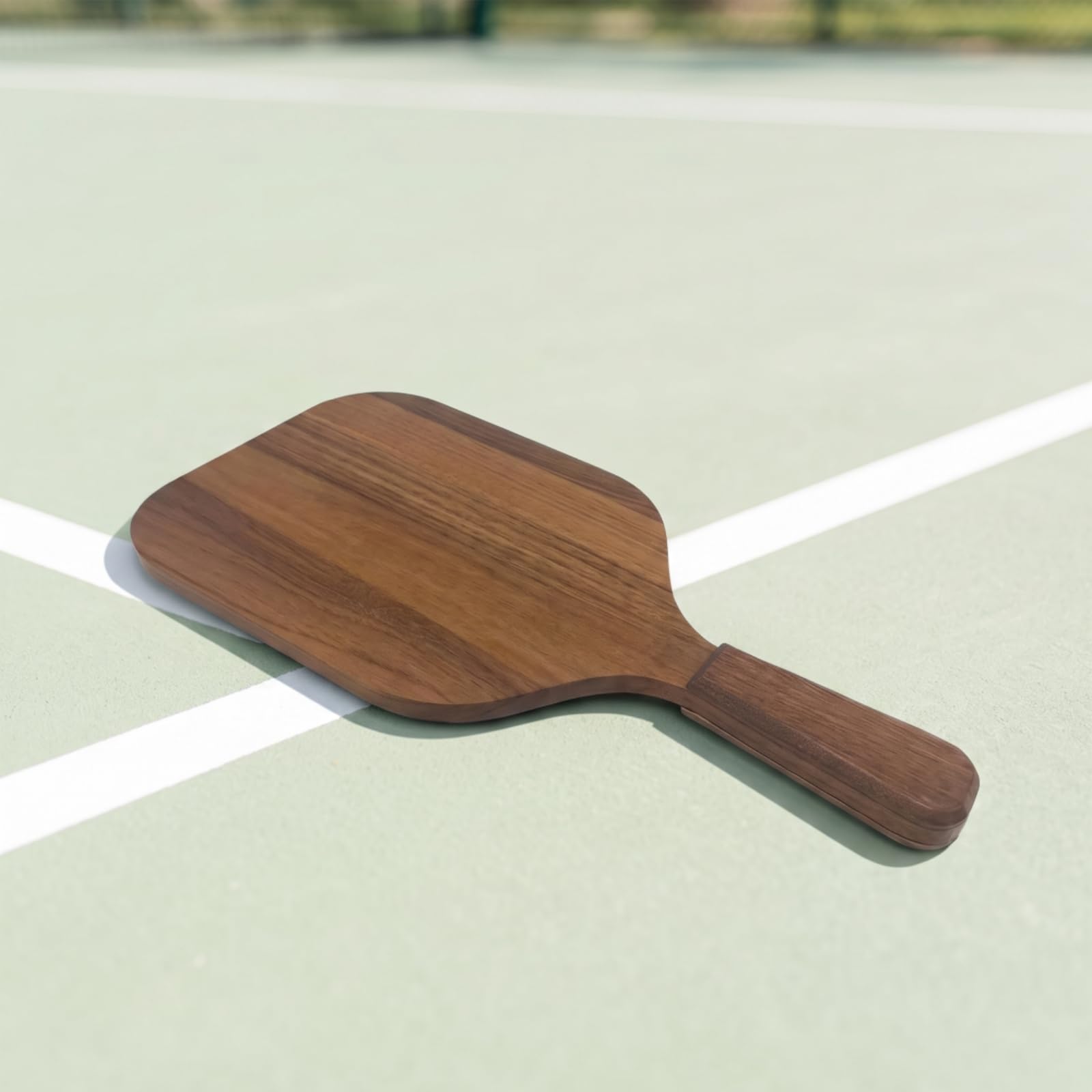 Harilla Racchetta da Paddle in Racchetta da Legno Racchetta Sportiva Racchetta da Spiaggia con Finitura Presa Sicura Controllo Bilanciato con Pallina Inclusa