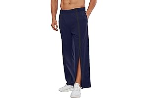 Deyeek Tear Away Pants for Men, Full Zipper from Waist to Ankles...