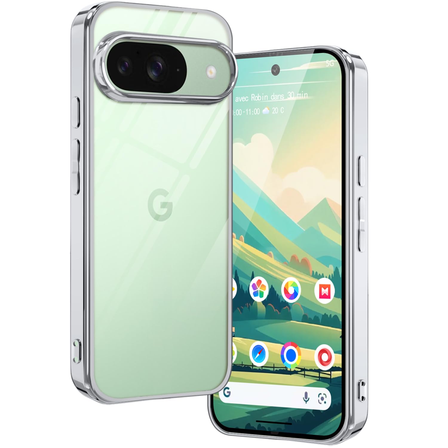 Amazon.co.jp: google Pixel 9 / Pixel 9 Pro ケース クリア グーグル