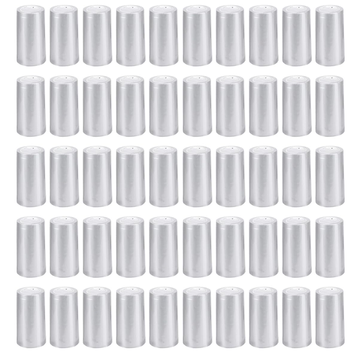 Garneck Cápsulas Termoencogibles para Botellas de Vino 30 MM Color Plateado 200 Unidades Fundas para Tapones Pestaña Desprendible Uso Profesional para Bodegas Bares y Hogares
