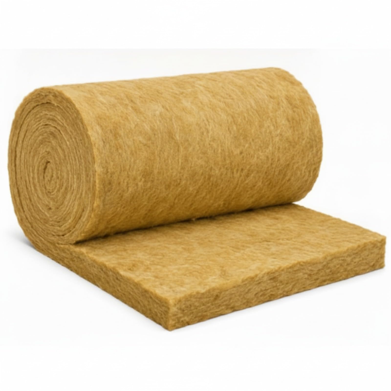 GlikCeil Acoustic Rock Wool Insulation, 2 Inch Thick | Soundproofing Material for Recording Studio, Home Theater, Apartment, Basement Walls and DIY Sound Absorption Projects
