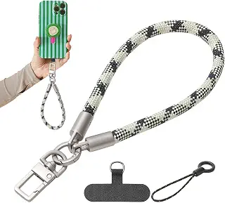 Phone Wrist Strap Universal Anti-loss Keydchain Wristlet | Mobile Phone Case Strap for Men Womden Camara ID Name Tag Badge Office Travel Commuting School