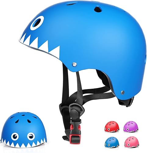 Glaf Casco para Niños Pequeños de 2-8 Años Cascos de Bicicleta para Bebés Niñas Niños Multideporte Ajustable Casco de Patineta Bicicleta Ligero 4
