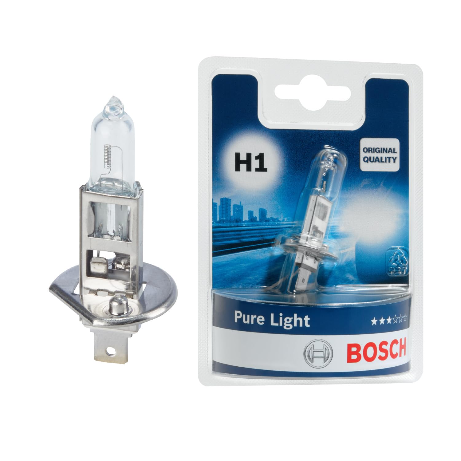 Bosch Automotive 1987301005 Żarówka, Przezroczysty, H1