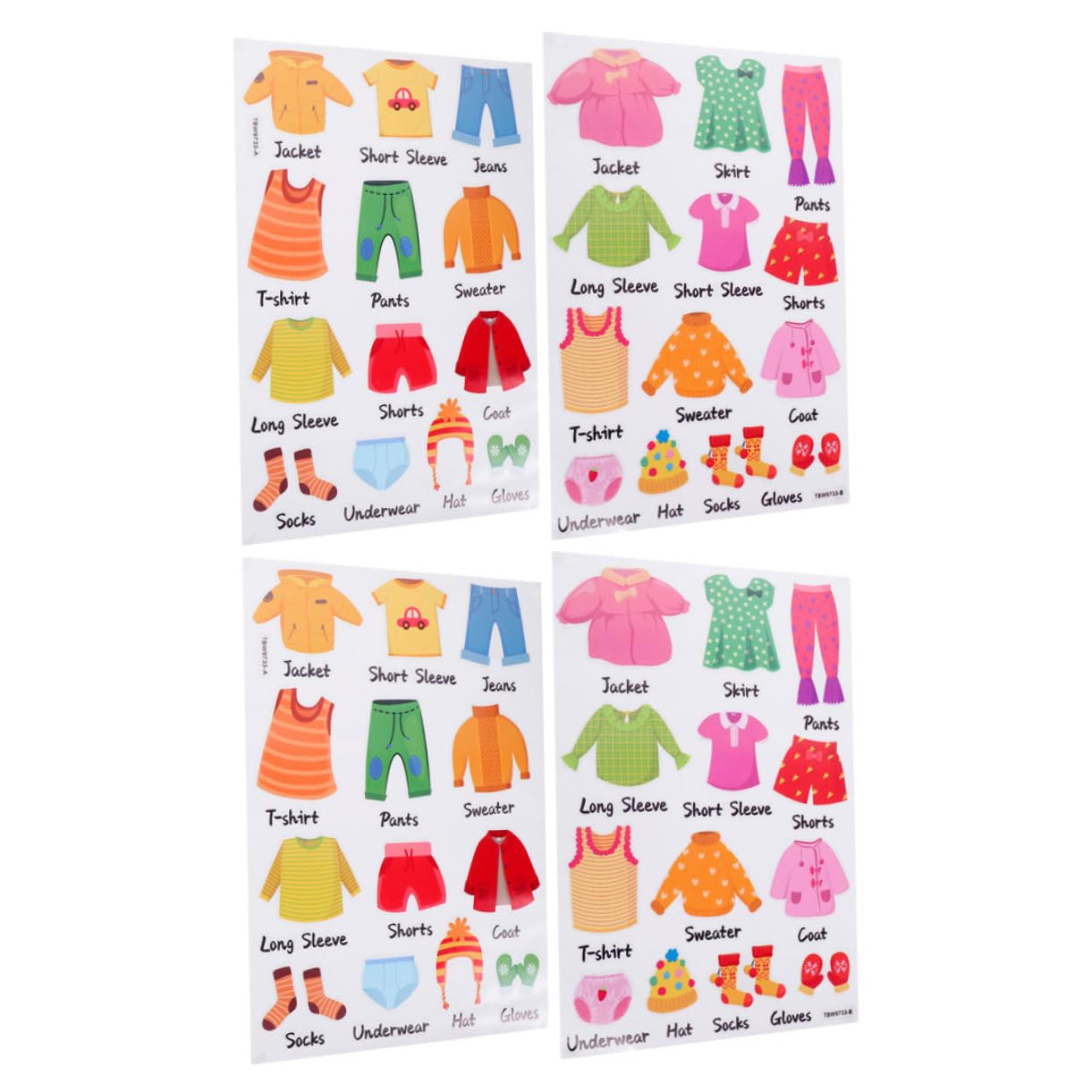 VICASKY 8 Set Di Etichette Adesive Per Lordinamento Di Armadi E Cassetti Etichette Adesive Per Lorganizzazione Dei Vestiti Facili Da Staccare E Attaccare