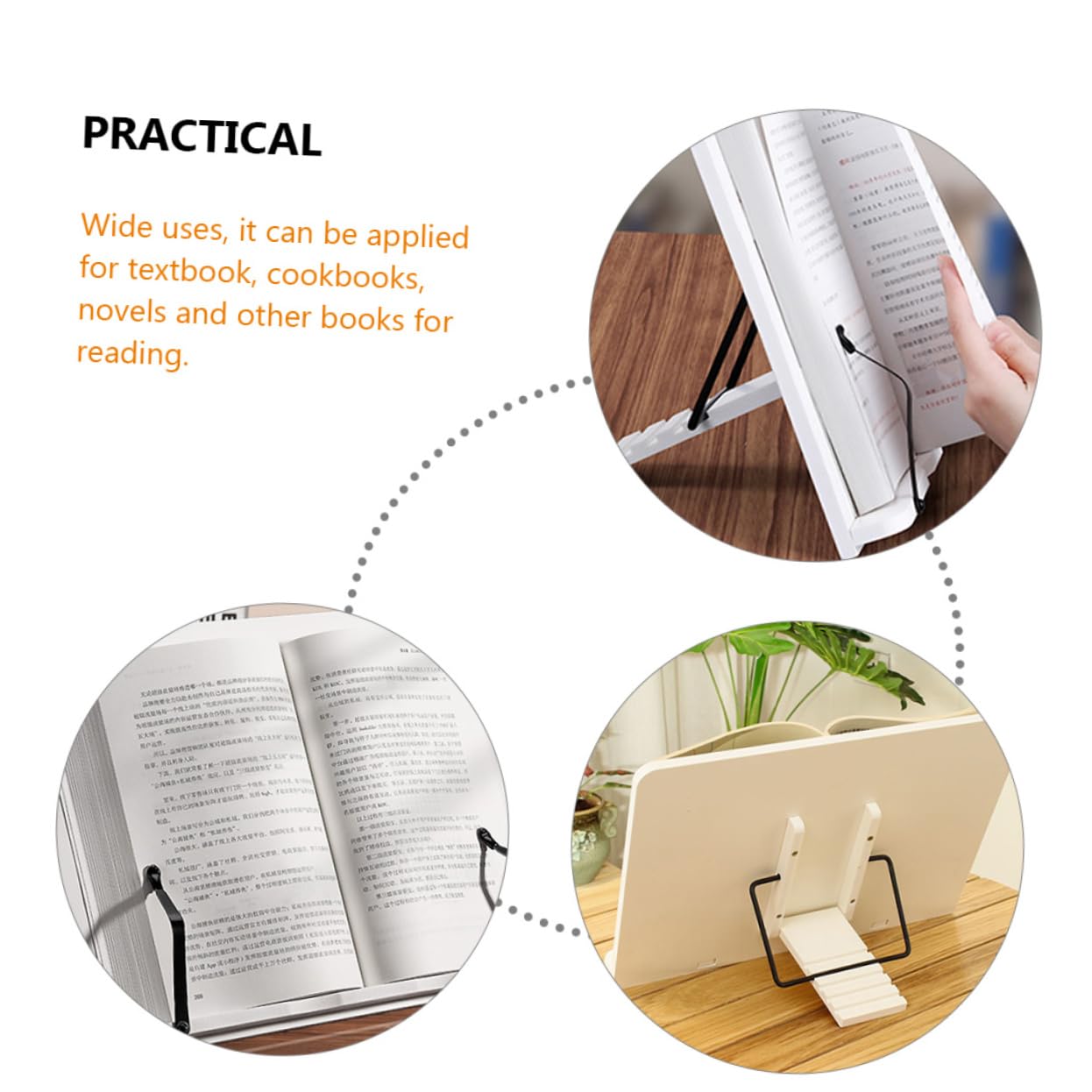 Buchständer mit Verstellbarem Winkel und Stabilem Design als Leseständer für Schulbücher und Lehrbücher Beim Lesen zu Hause der Schule