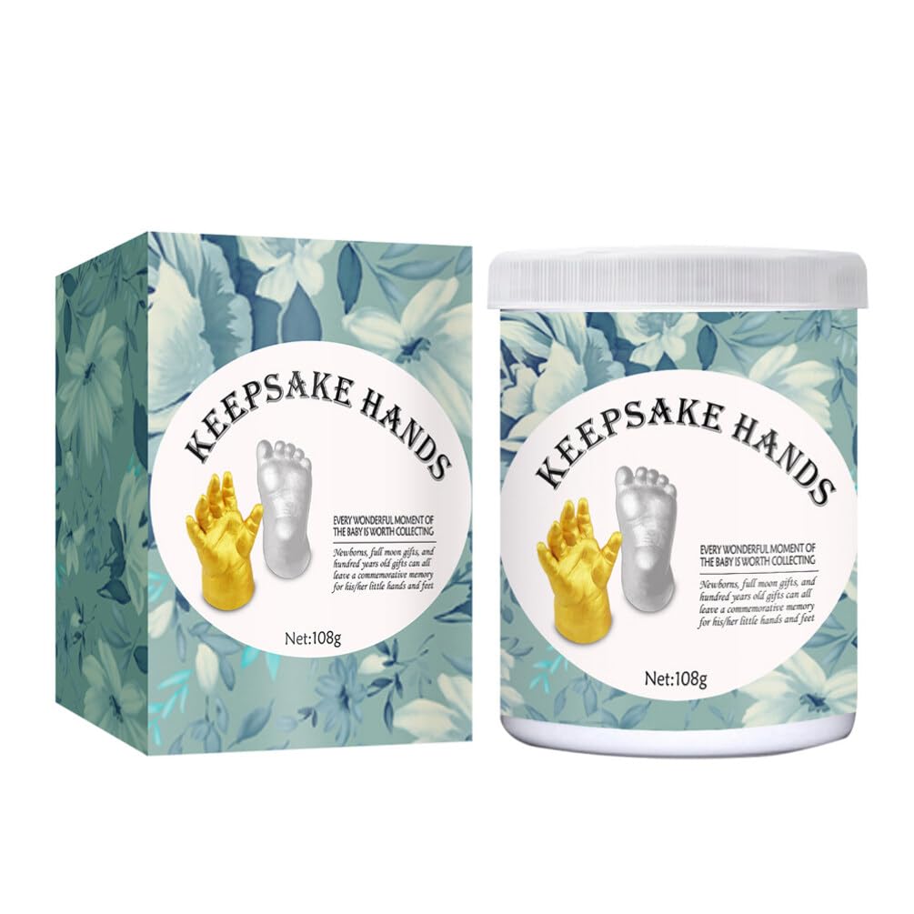 Totority Hand Plaster Kit Baby Hand Foot Casting Set DIY Kit for Boys and Girls