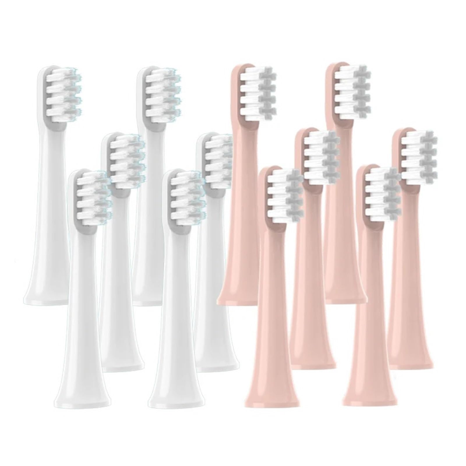 20PCS cabezales adultos, compatible con Xiaomi | Cabezales de repuesto de plástico para uso diario en adultos con cepillo eléctrico(50White)