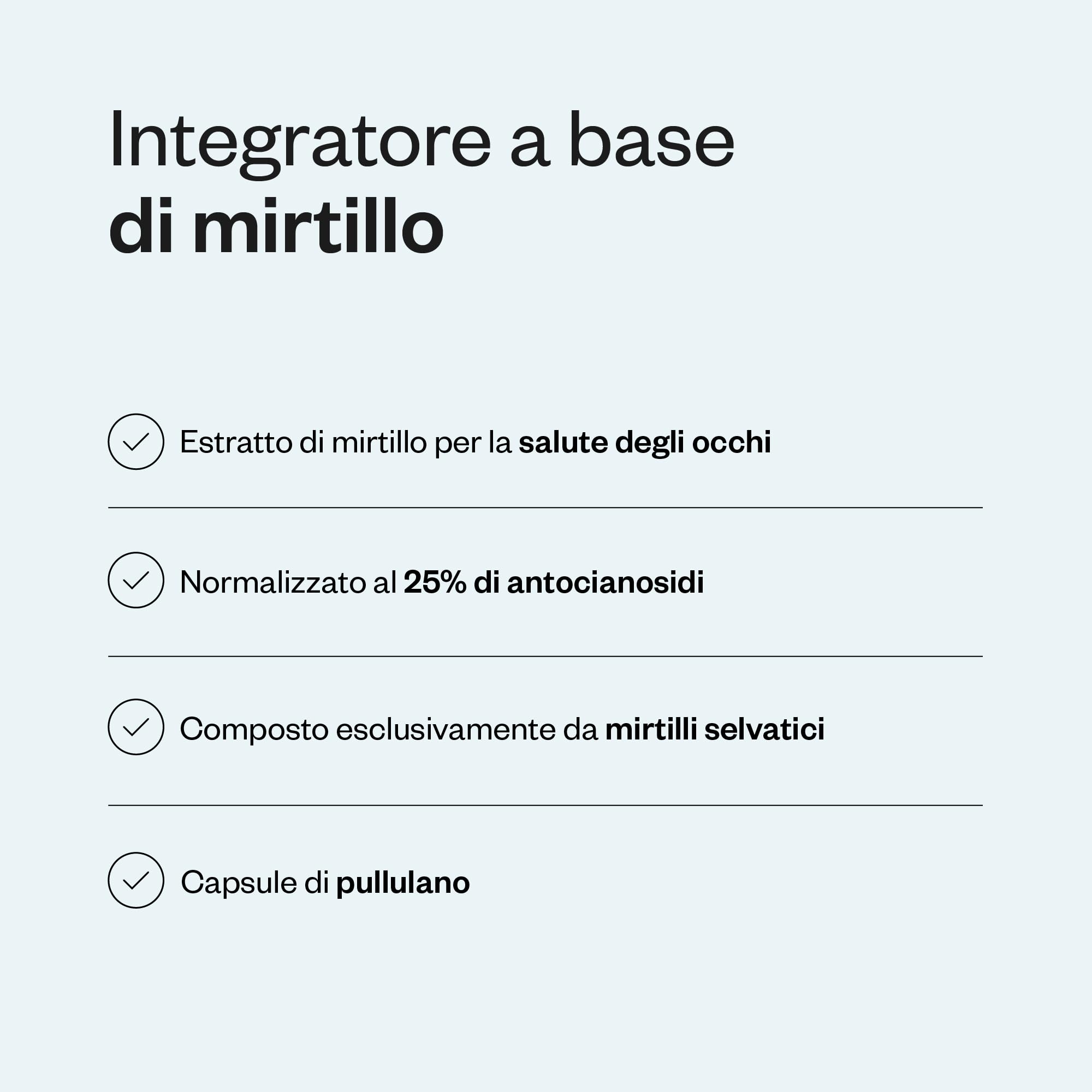 Bilberry Extract - Estratto di Mirtillo - Salute degli occhi - Standardizzato al 25% di Antocianosidi - Contribuisce alla salute vascolare - Antiossidante - Vegano - Senza glutine - SuperSmart