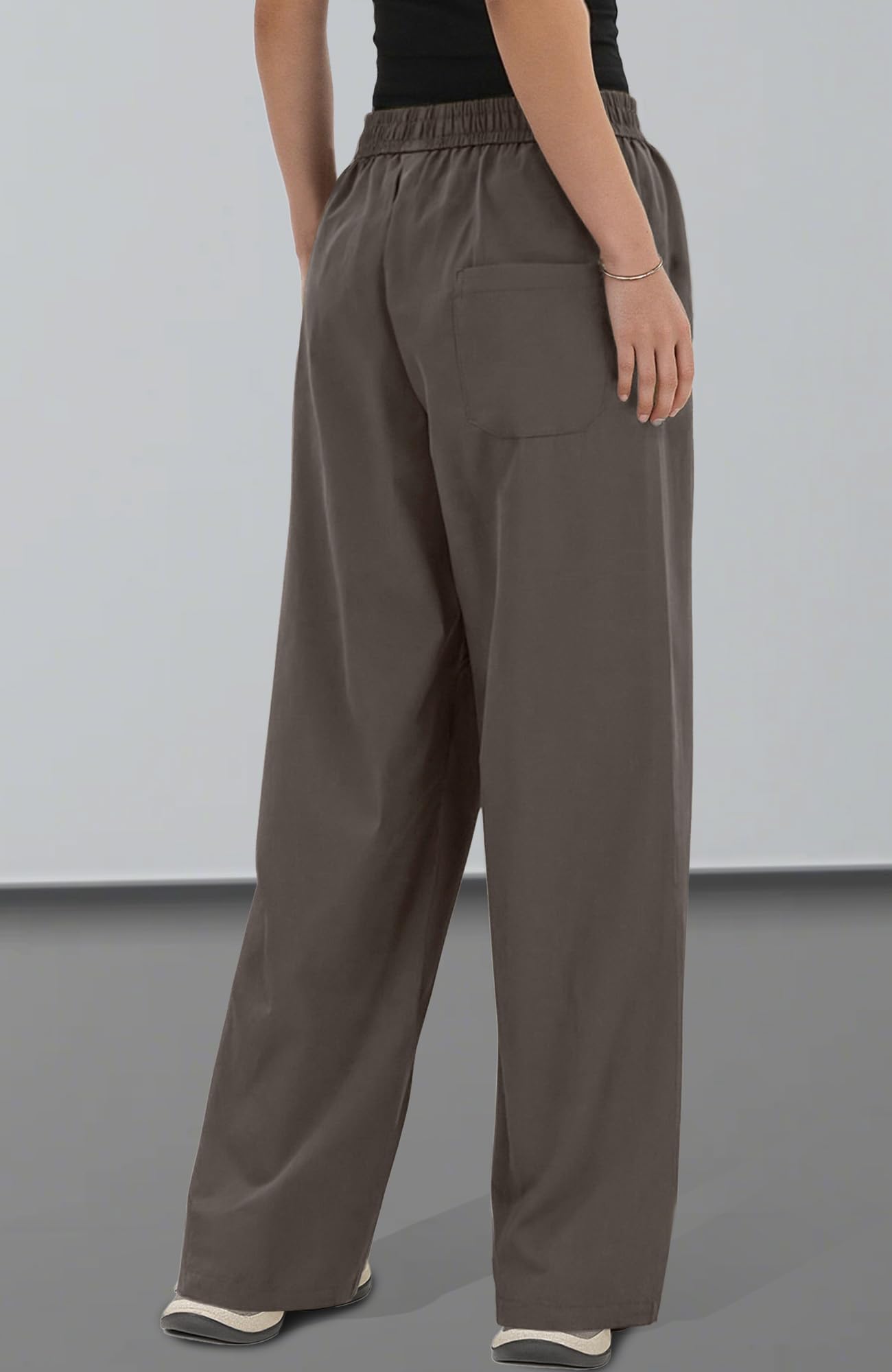 FEOYA Cargohose Damen Leichter Trekkinghose Wasserdicht Wanderhose Y2k Baggy Parachute Pants Atmungsaktiv Outdoorhose