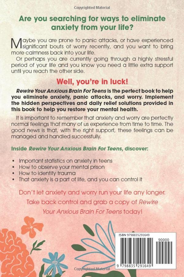Miniatura 2 de Rewire Your Anxious Brain For Teens Eliminate Anxiety, Panic Attacks, and Worry. Implement Hidden Perspectives With Daily Relief Solutions