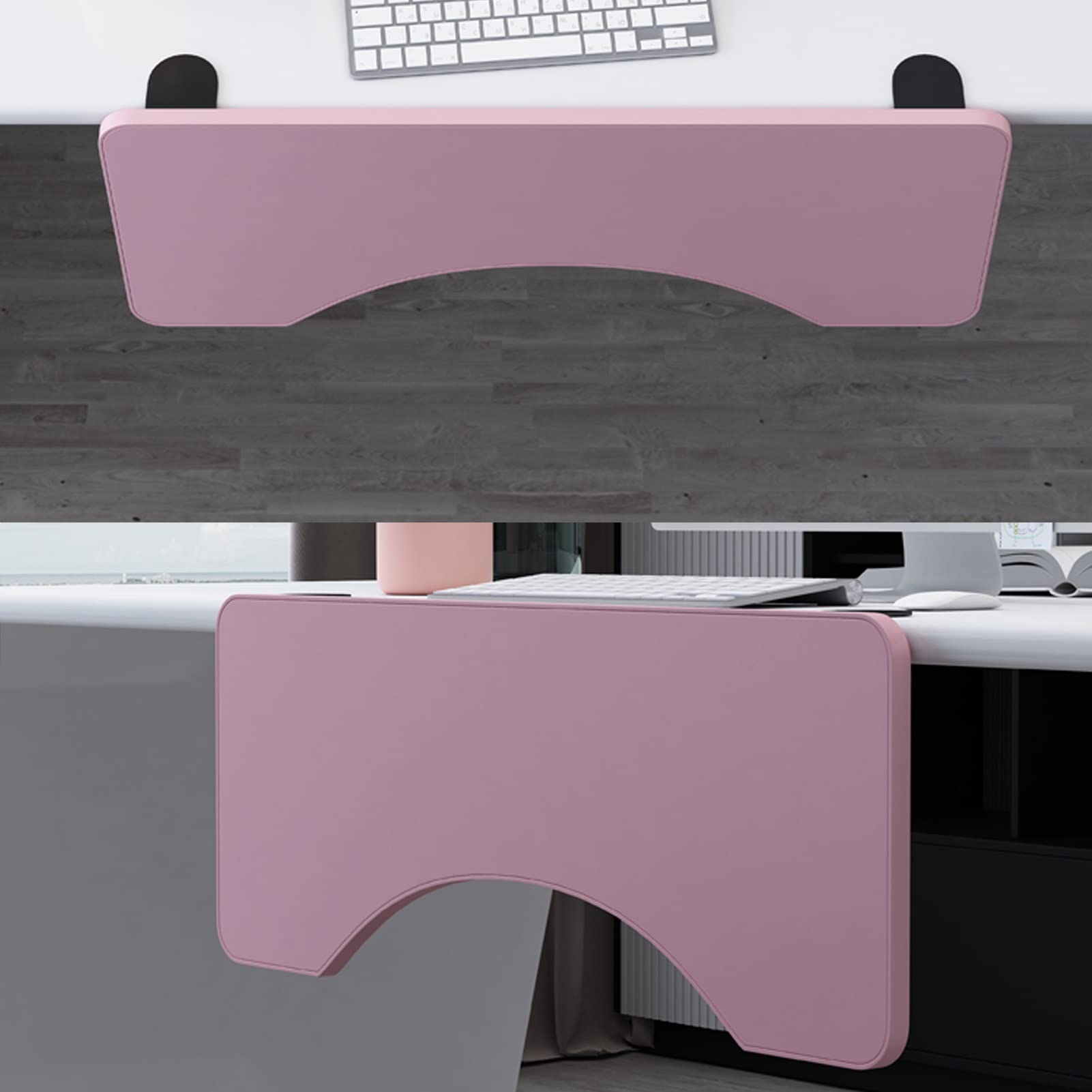 Bandeja plegable para teclado debajo del escritorio, estante de teclado de 20 pulgadas para el hogar y la oficina, extensor ergonómico para mayor comodidad y soluciones de ahorro de espacio