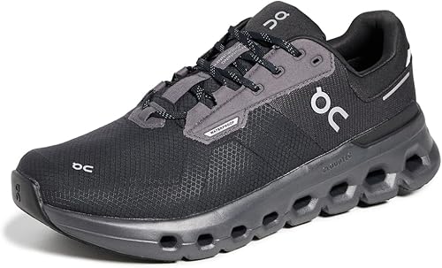 On Men's Cloudrunner 2 WP Sneakers, Magnet | Black, 11 Medium US