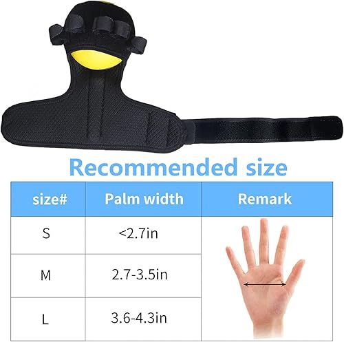 Miniatura 2 de Férula de bola antiespasticidad, dedo de mano para trazo de mano, hemiplejia, recuperación de dedos, espasmo, distonía, hemiplejia, entrenamiento de