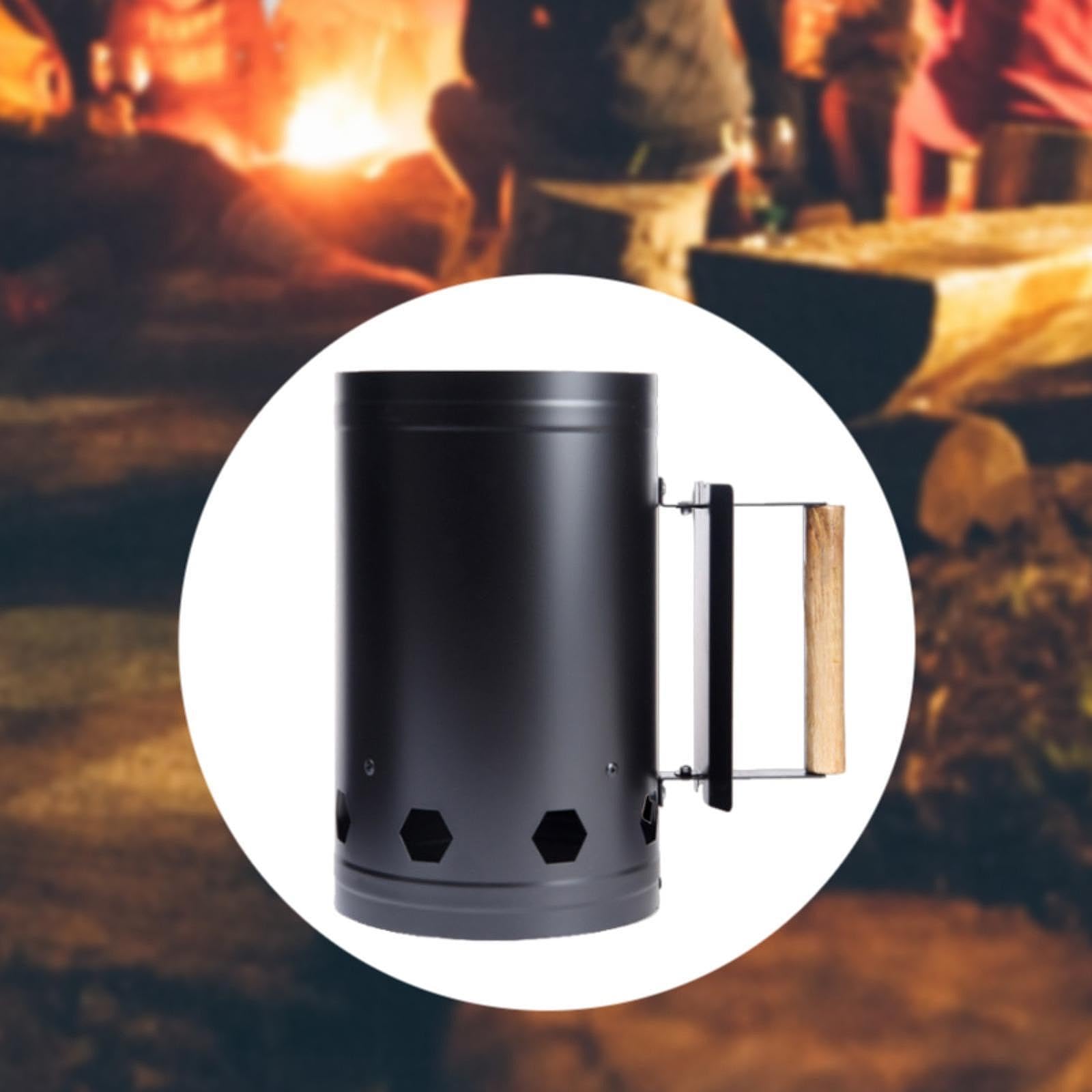 Encendedor de Chimenea para Barbacoa, Encendedor de Carbón para Barbacoa, Encendedor de Parrilla para Cocina Portátil