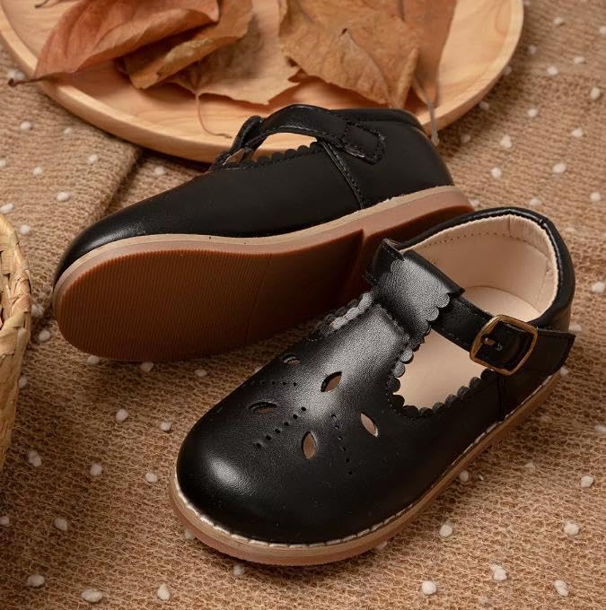 Girl Toddler Little Girl Mary Jane Dress Shoes， Ballet Flats for Girl Party4