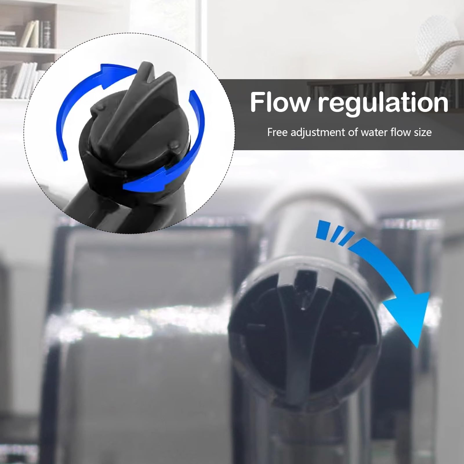 Filtro Externo Acuario, Filtro Acuario 800 L/H, Filtro Colgante Acuario, Flujo de Agua Ajustable Filtros Silenciosos, Filtro Cascada 12W para 30-210 litros de Acuario, Circulación Oxígeno