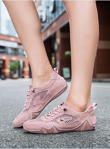 Miniatura 3 de Zapatos de senderismo de malla para exteriores para mujer para senderismo y caminar, zapatos deportivos de verano de malla transpirable