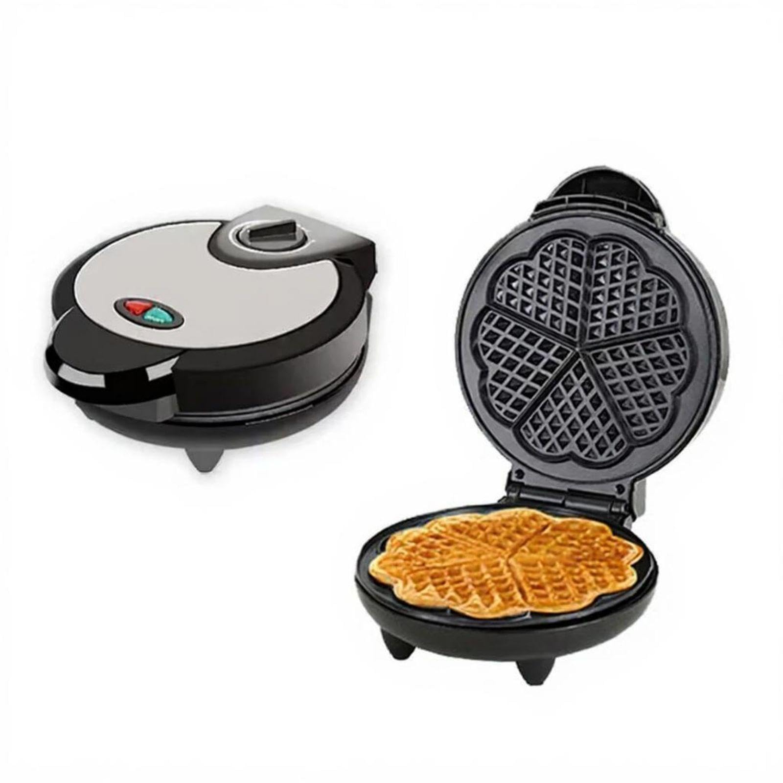 Sandwich Griddle Cake Appliance, Multi-Function Breakfast Machine, Double-Sided Heating, Non-Stick, Space-Saving Kitchen Appliance Heart Waffle Maker Regular|Home & Garden-image-20