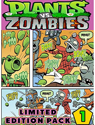 Plants vs Zombies Pack: Collection Book 1 - Adventures Funny Comics Game Graphic Novels Plants vs Zombies