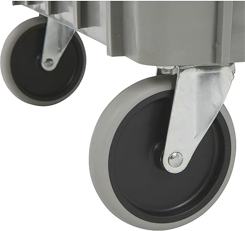 Miniatura 7 de Ironton Carrito utilitario de 2 bandejas de capacidad de 500 libras, carrito de carga de construcción de espuma estructural sin mantenimiento,