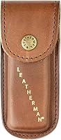 Vista 1 de LEATHERMAN, Funda de cuero Heritage con cierre de presión para herramientas multifunción, marrón, pequeña