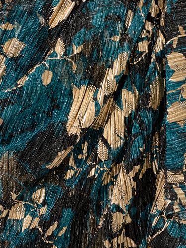 Adrianna Papell Women's Crinkle Foil Wrap Dress3