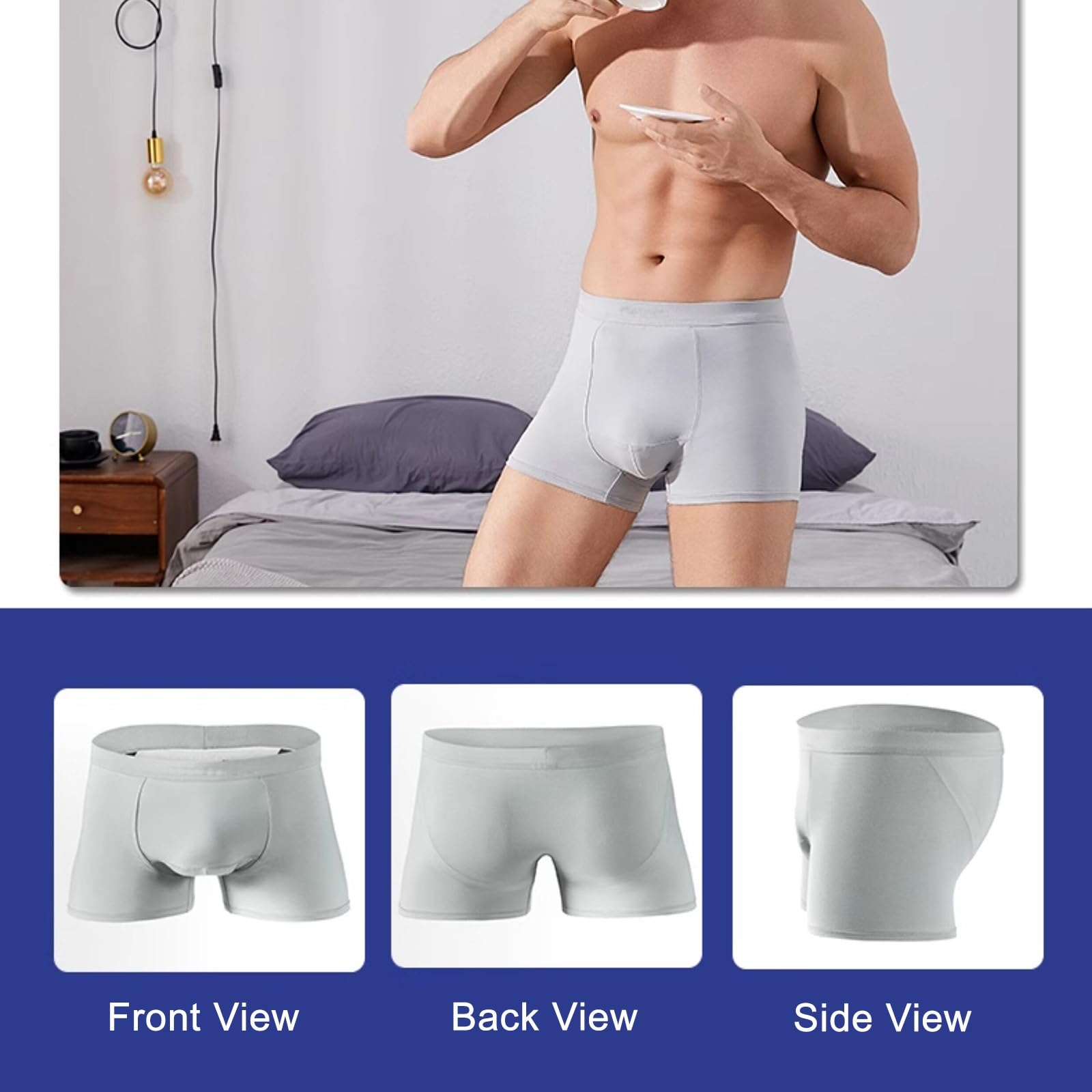 Cintura di Supporto per Ernia Inguinale per Uomo e Donna, Regolabile in Stile Intimo con 4 Cuscinetti Compressivi, per Alleviare Il Dolore e Favorire Il Recupero Pre e Post-Operatorio(Medium)