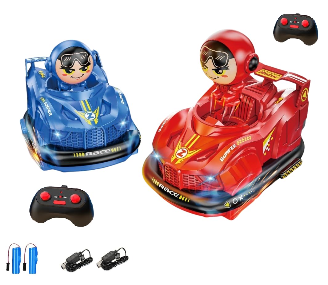 Jack Royal Road Rage RC Speed Bumper Cars, Mini Remote Controlled