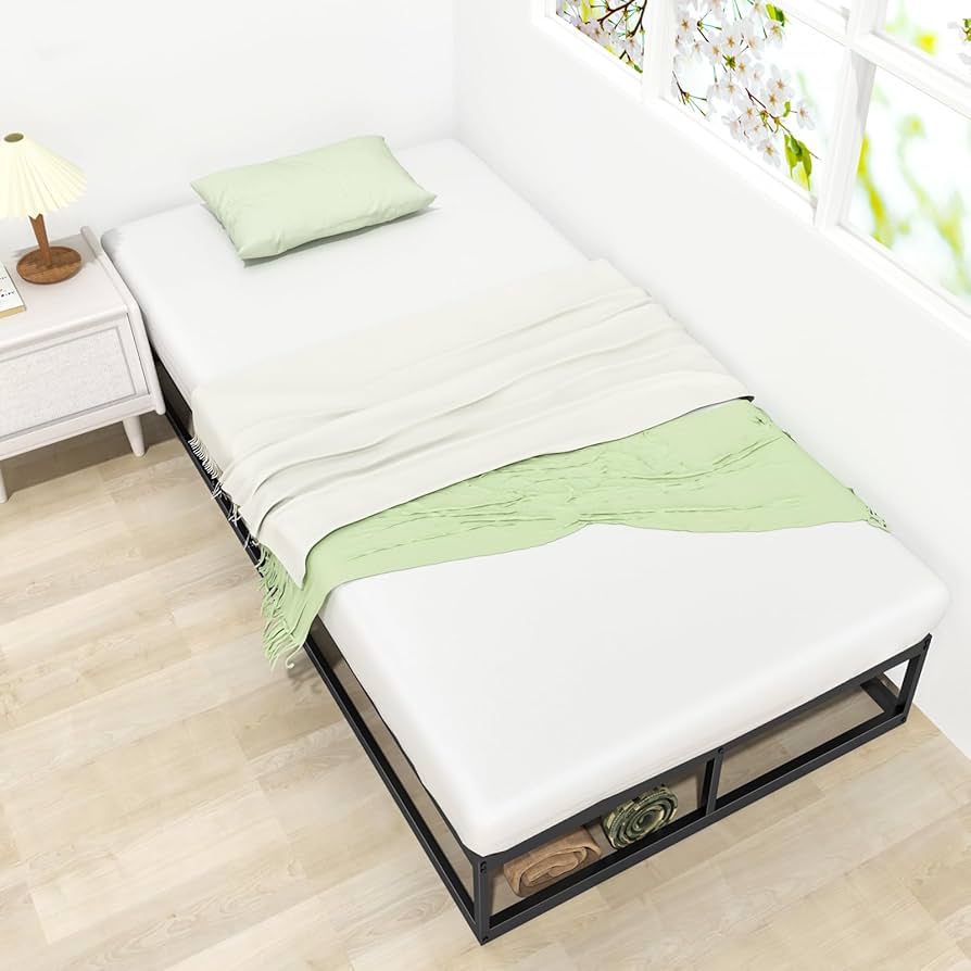 ラスト1つ❣️耐荷重300kgベッドフレーム シングル パイプ 静音 ブラック ラスト1つ❣️耐荷重300kgベッドフレーム シングル パイプ 静音