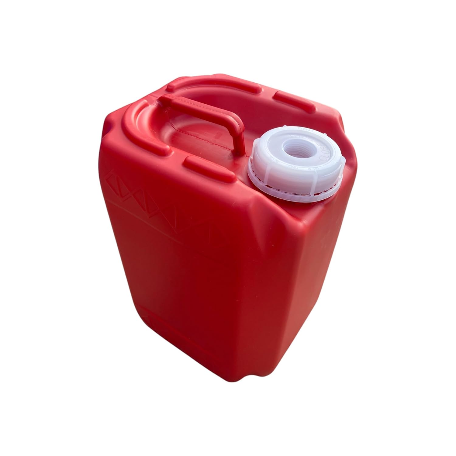 2.5 Gallon / 10L BPA-Free Water Jug with 70mm Screw Cap, Stackable Rectangular Carboy, Food-Grade HDPE for Liquid Storage & Mixing (1, RED, 2.5 Gallon)