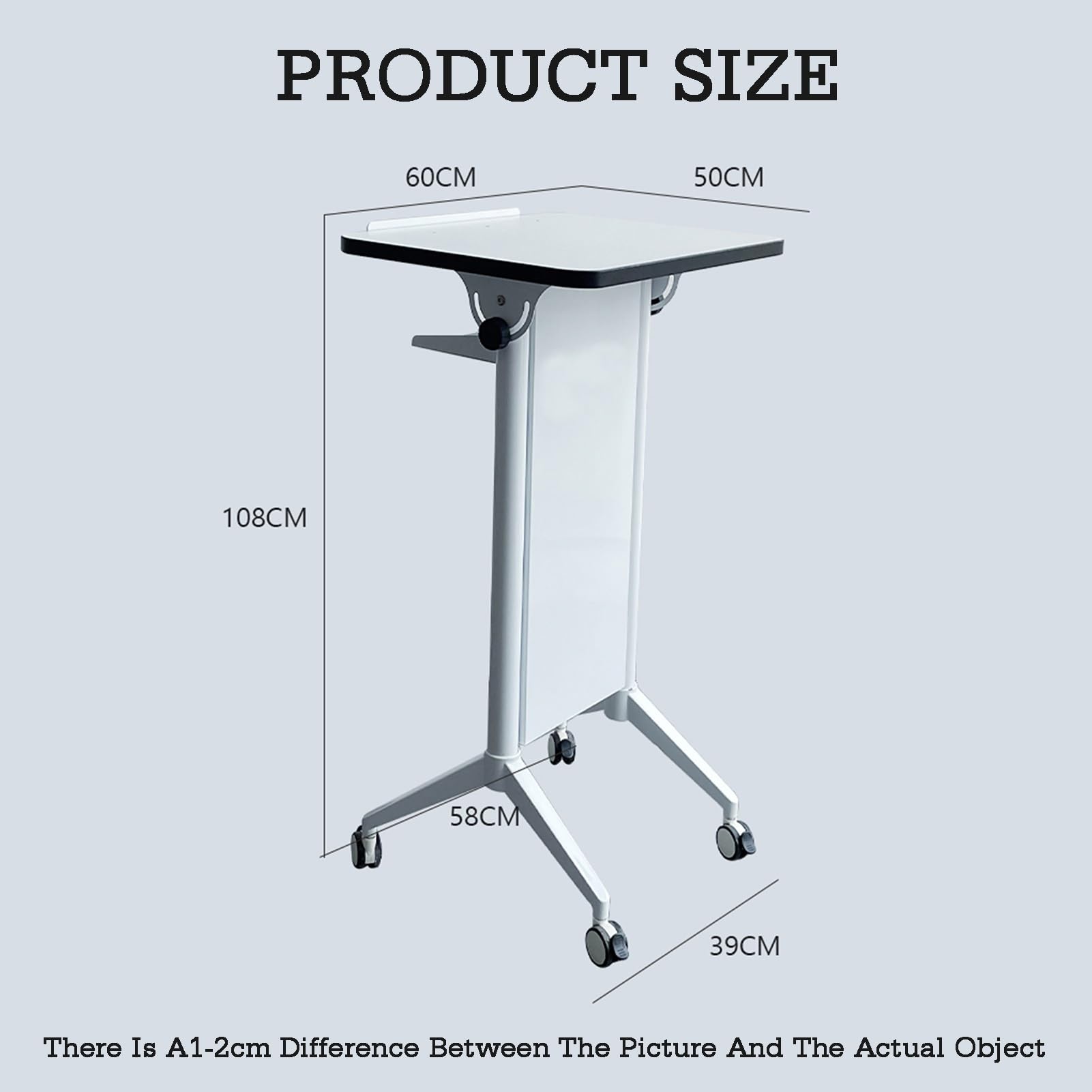 Regulowany drewniany stojak na podium z regulacją wysokości, biurko z półką do przechowywania, uchwyt na laptopa, nośność 100 kg, ergonomiczne biurko stojące do domowego biura