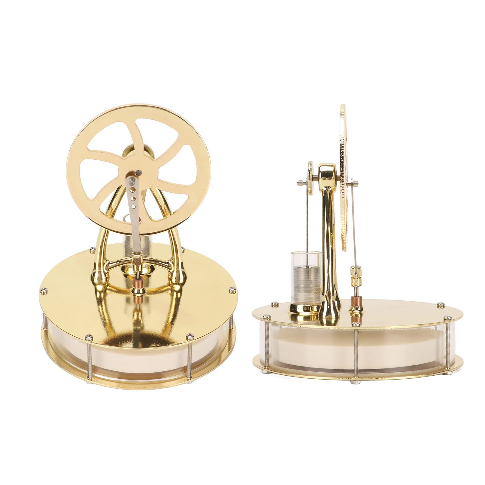 Lybunair Stirling Engine Motor Type Gold Simple Use Low Noise Scientific Physical Type Science Experiment Craft - Image 3