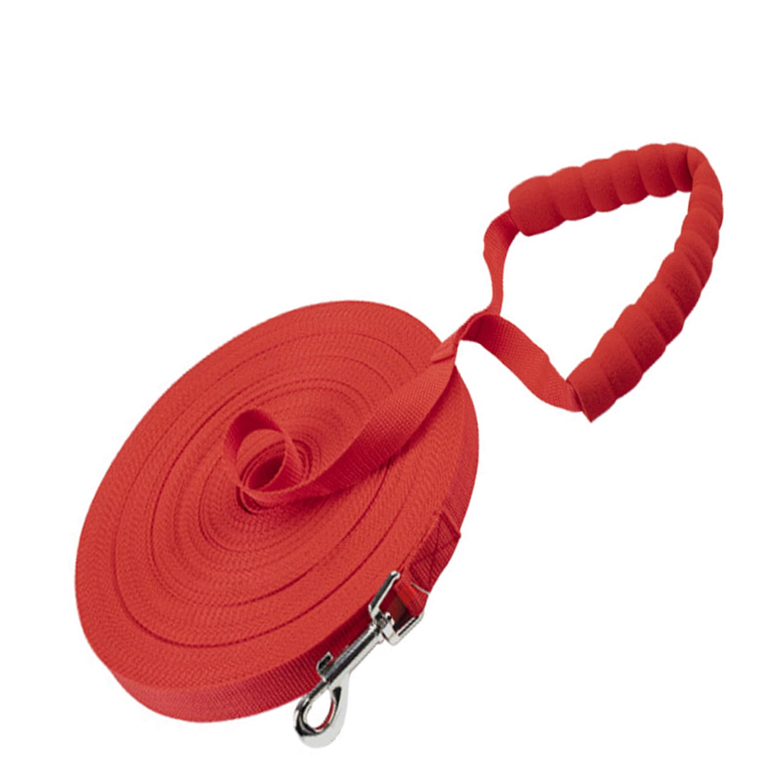 Eyeleaf Guinzaglio Addestramento per Cani Lungo Guinzaglio per Cani con Impugnatura Imbottita in Nylon Fibbia Zinco Lega per Tutti i Cani