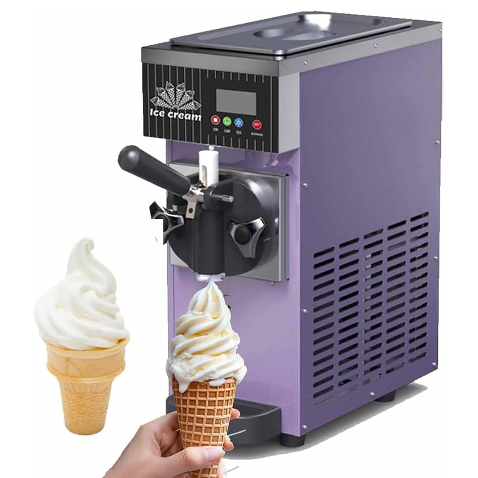 Máquina de Helado Soft, Yogur Helado y Sorbete Purple