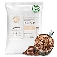 Vista 7 de 5 SPARROWS - Crema de café saludable sin azúcar (chocolate blanco) - Endulzada con stevia, cero azúcar, mezcla de bebida saborizada apta para dieta
