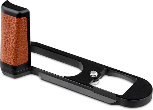 Haoge Handle HandGrip for Leica Q3 Q3-43 Digital Camera Body Accessories L-Shape Grip Bracket Brown HG-Q3B-C