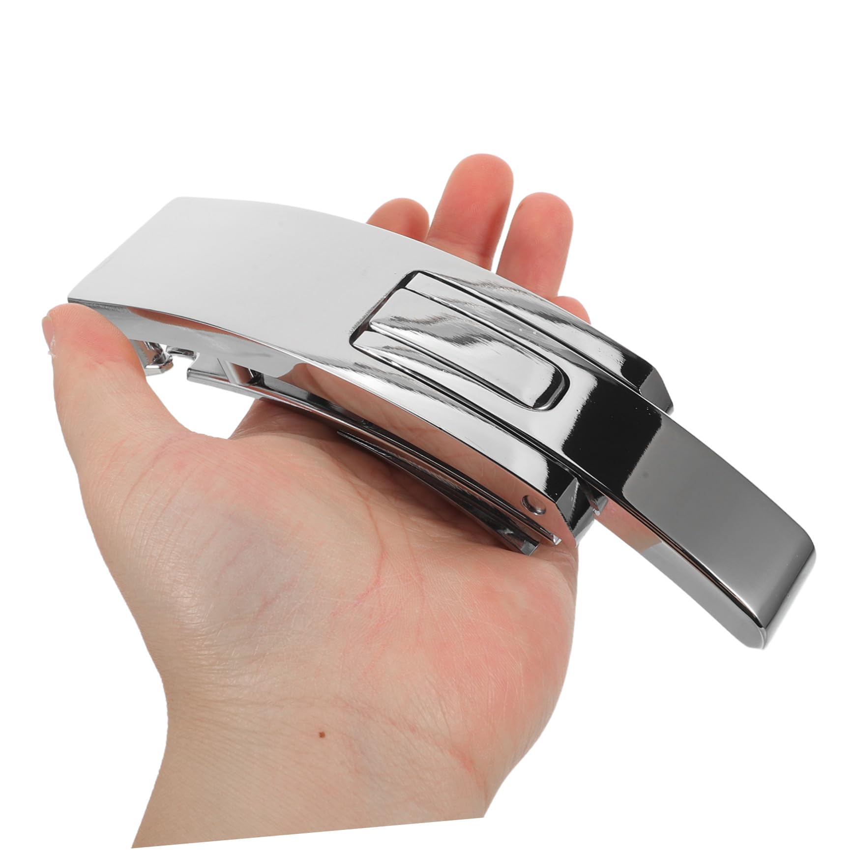 BESTonZON Fibbia per Cintura da Sollevamento Pesi in Alluminio Argento con Aggancio Rapido per Squat e Allenamenti di Powerlifting Stabilità Ottimale per Palestra